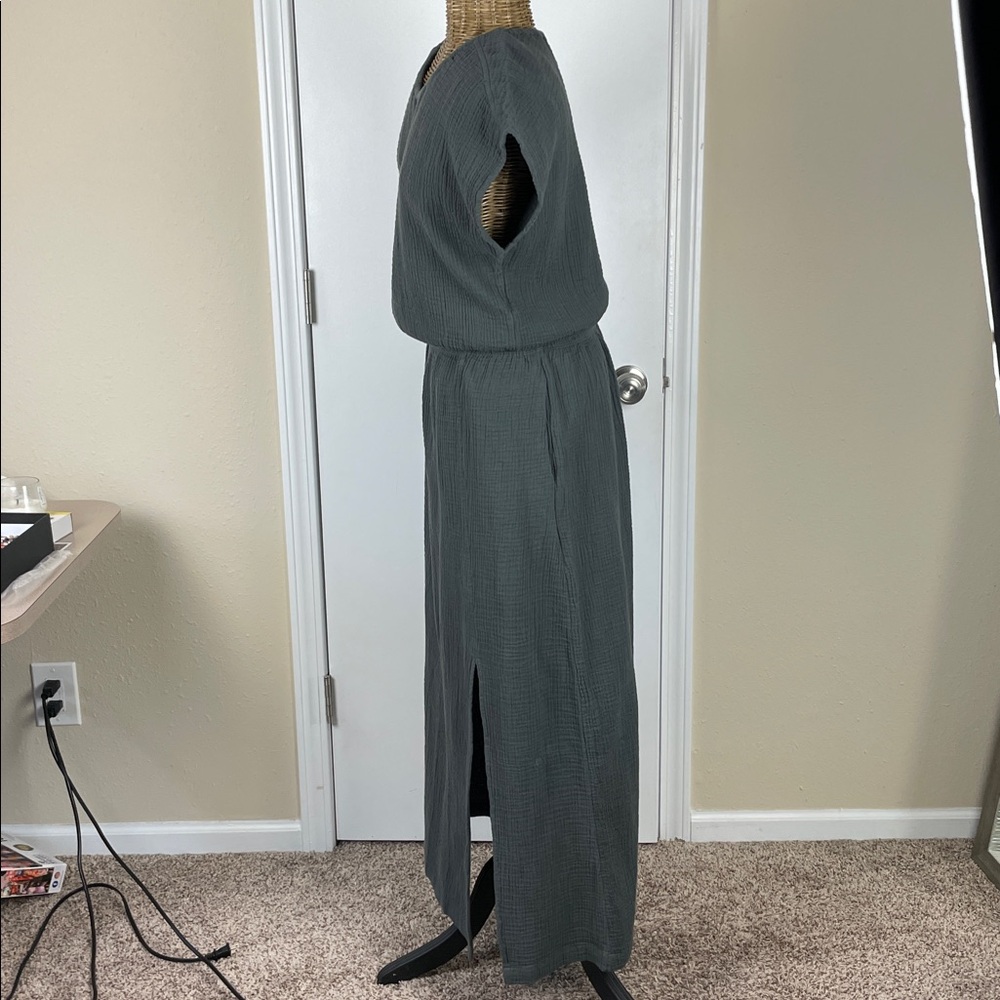 UpWest Dark Gray Coastal Maxi Skirt Set - Picture 3 of 10